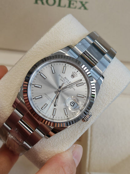 Rolex Datejust 36 126234 Silber Index Oyster 2025