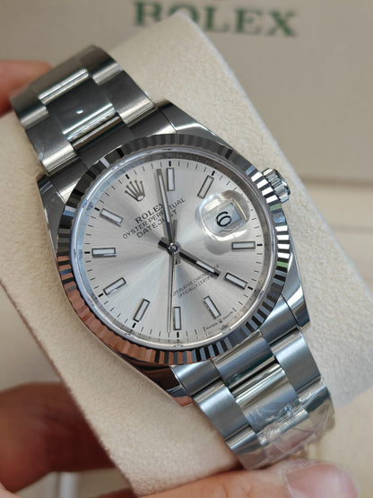 Rolex Datejust 36 126234 Silber Index Oyster 2025