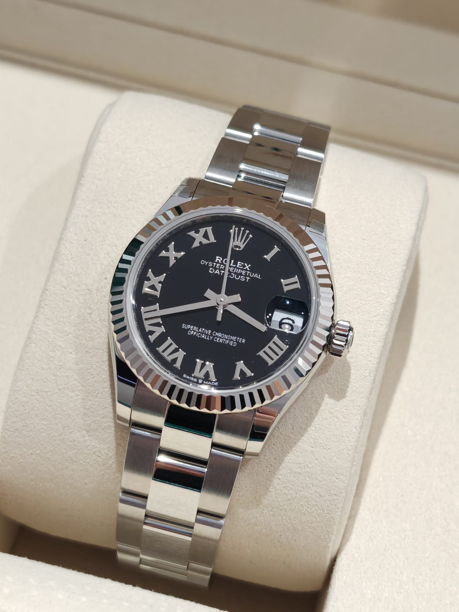 Rolex Datejust 31 278274 Schwarze römische Auster 2025