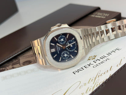 Patek Philippe 5740/1G-001 Nautilus Perpetual Calendar 5740 White Gold / Blue 2026