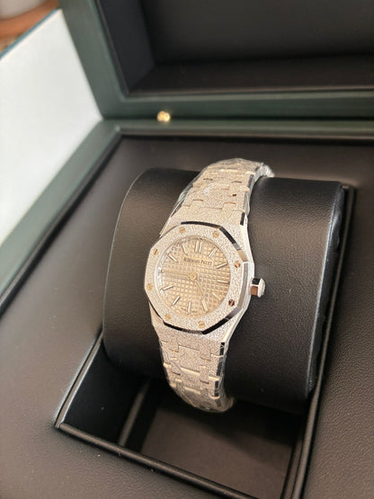 Audemars Piguet Royal Oak Mini Frosted Gold Quartz  67630BC.GG.1312BC.01 2025