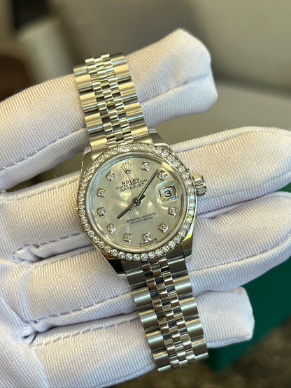 Rolex Lady-Datejust 28 279384RBR NG White Jubilee