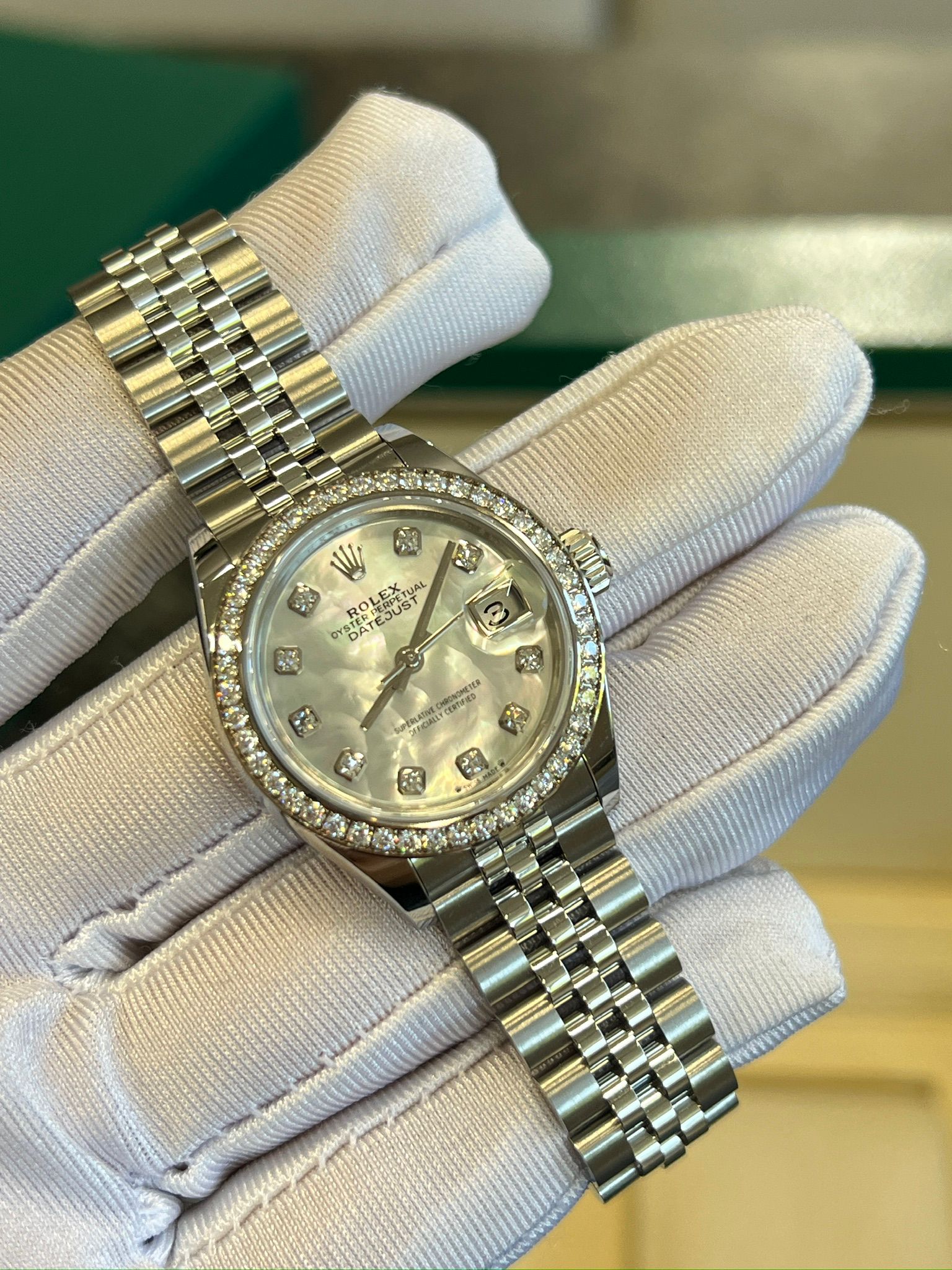 Rolex Lady-Datejust 28 279384RBR NG White Jubilee