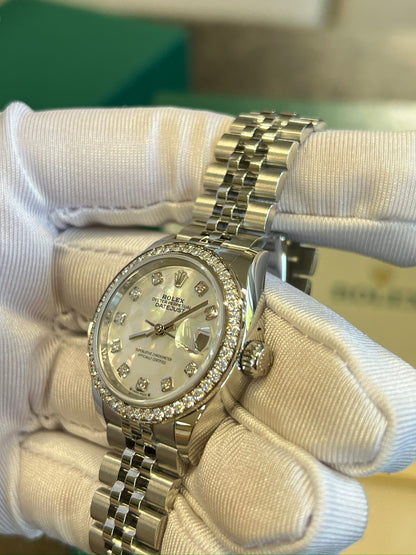 Rolex Lady-Datejust 28 279384RBR NG White Jubilee