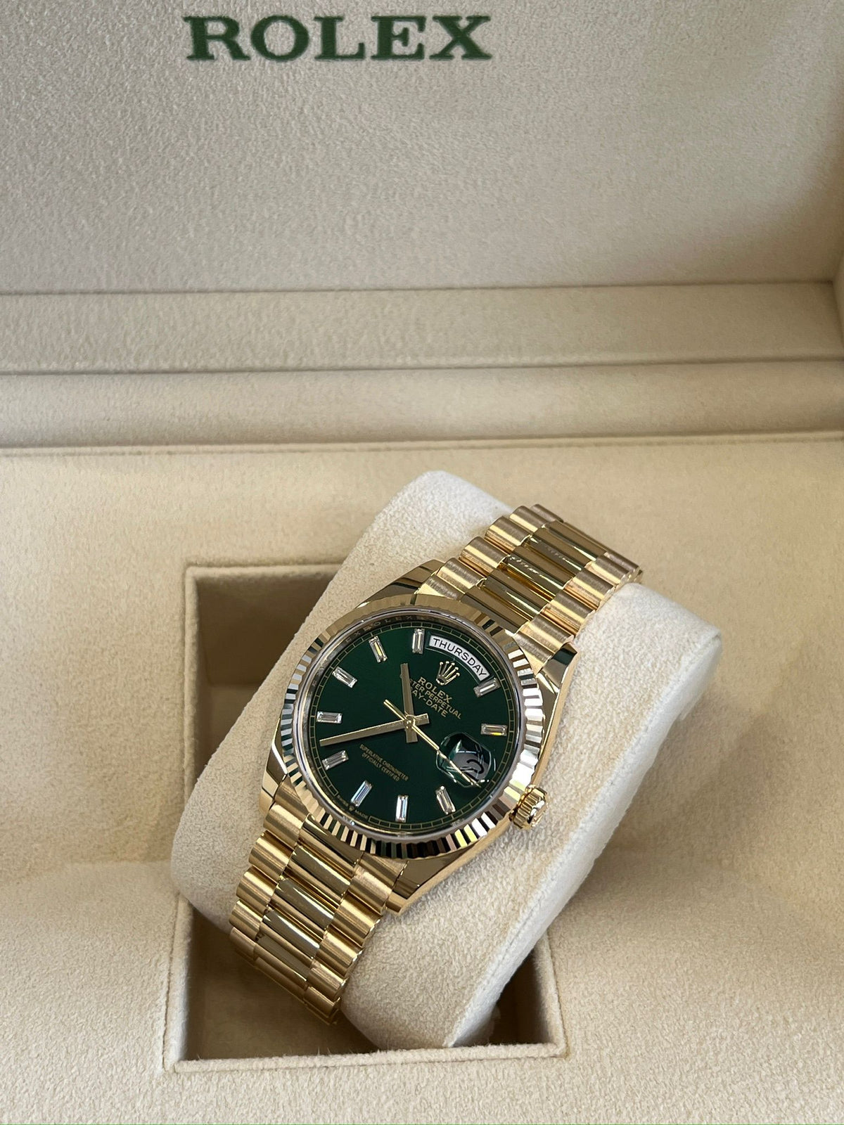 Rolex Day-Date 36 128238A Green 2025
