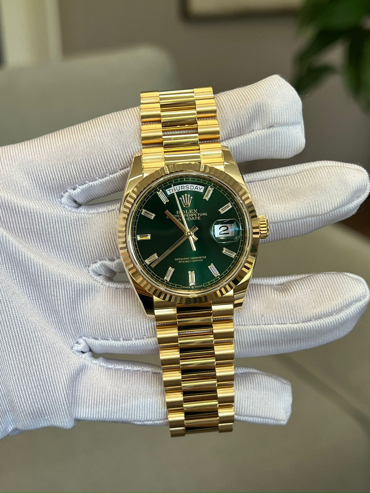 Rolex Day-Date 36 128238A Green 2026