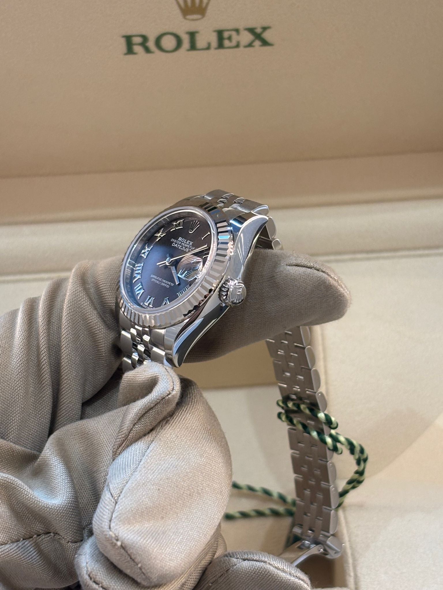Rolex Lady-Datejust 279174 Graues römisches Jubiläum 2025