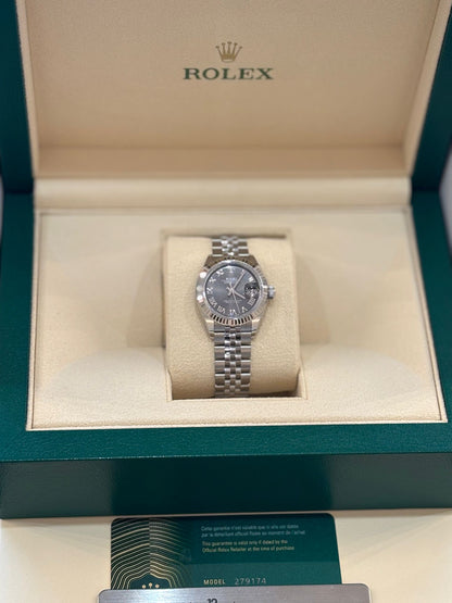 Rolex Lady-Datejust 279174 Graues römisches Jubiläum 2025