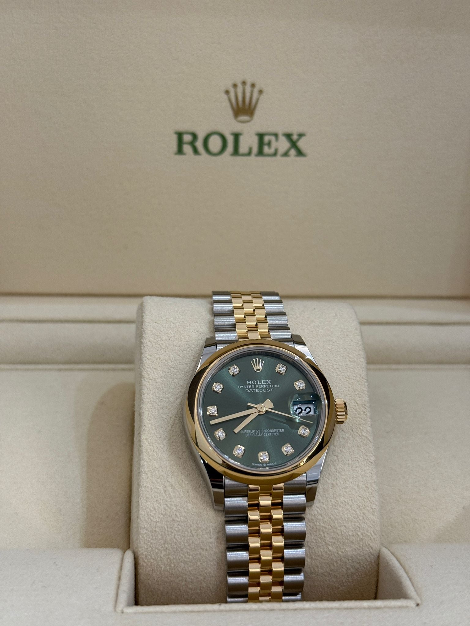 Rolex Datejust 31 278243G Grünes Jubiläum 2025
