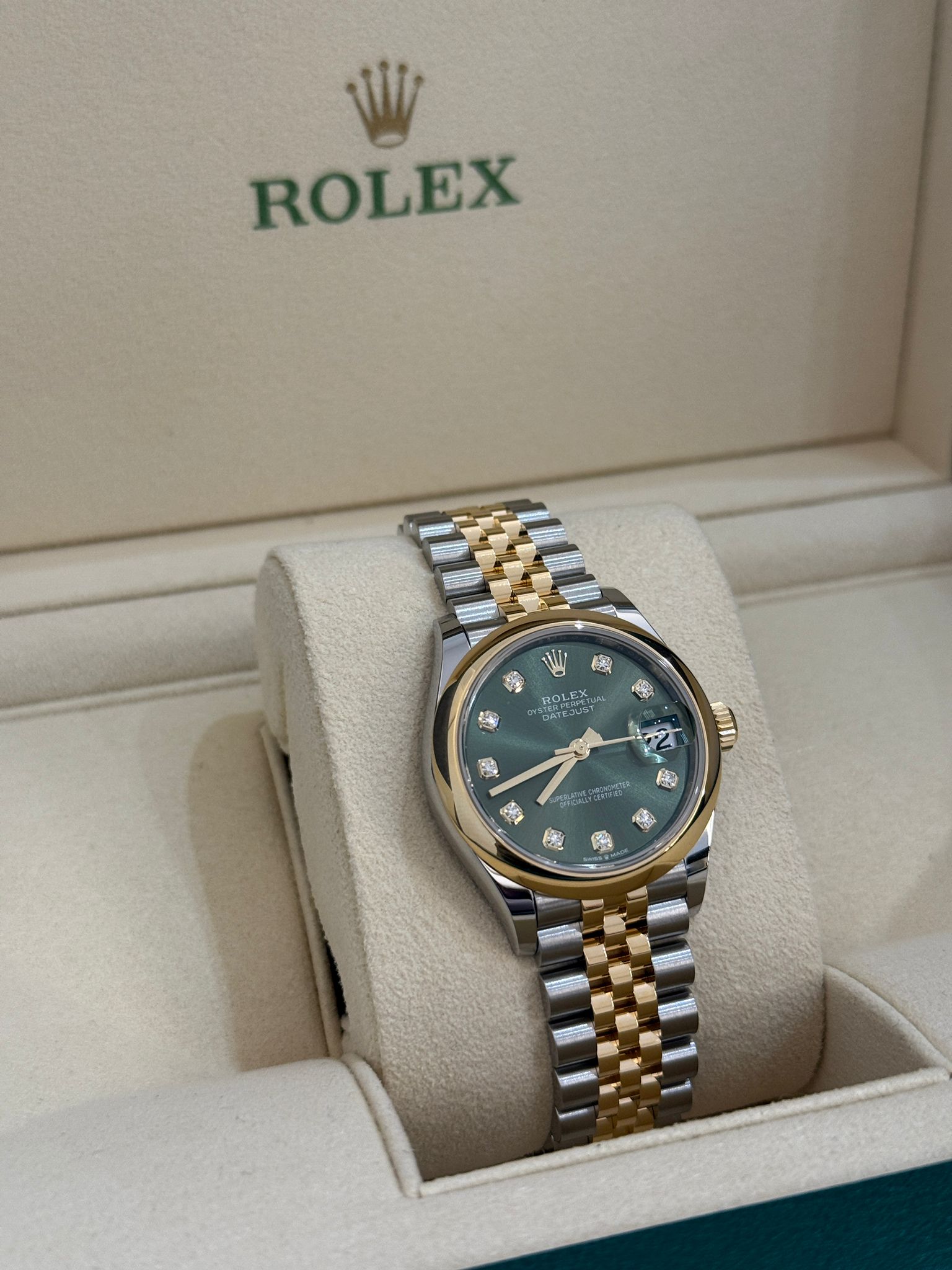 Rolex Datejust 31 278243G Grünes Jubiläum 2025