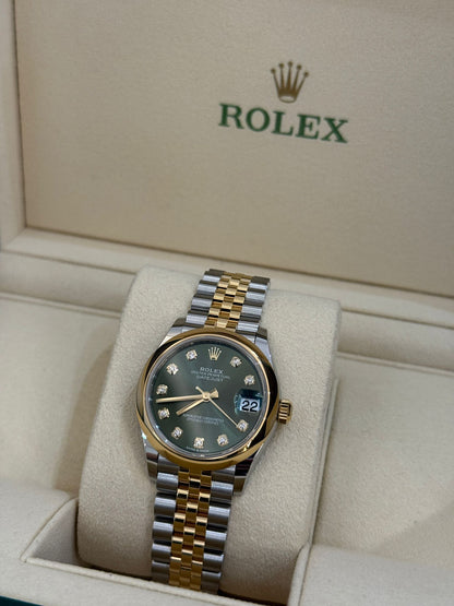 Rolex Datejust 31 278243G Grünes Jubiläum 2025
