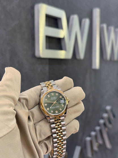 Rolex Datejust 31 278243G Grünes Jubiläum 2025