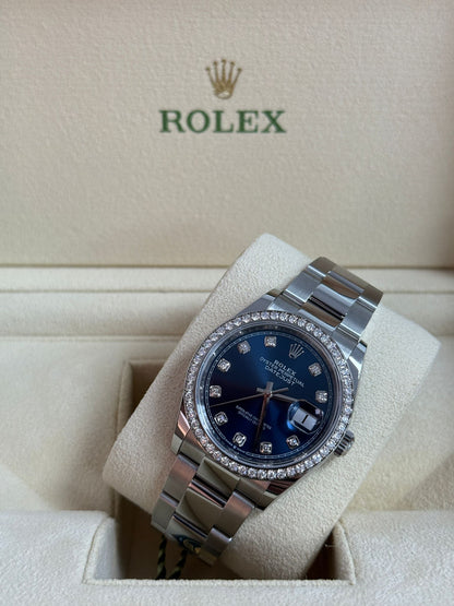 Rolex Datejust 36 126284RBR G Blue Oyster 2025