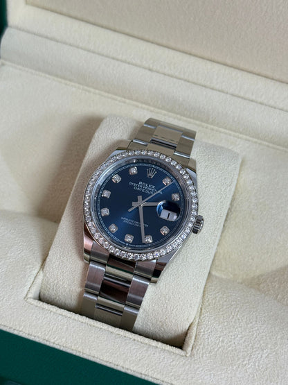 Rolex Datejust 36 126284RBR G Blue Oyster 2025