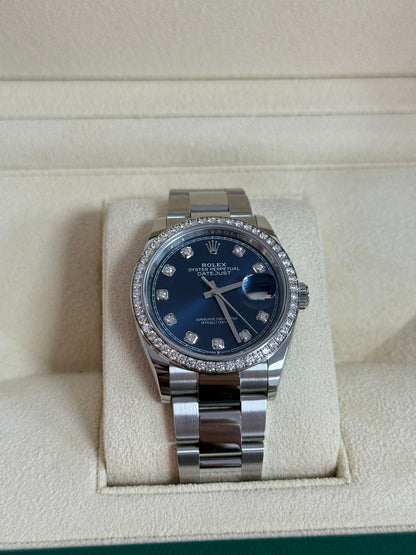Rolex Datejust 36 126284RBR G Blue Oyster 2025