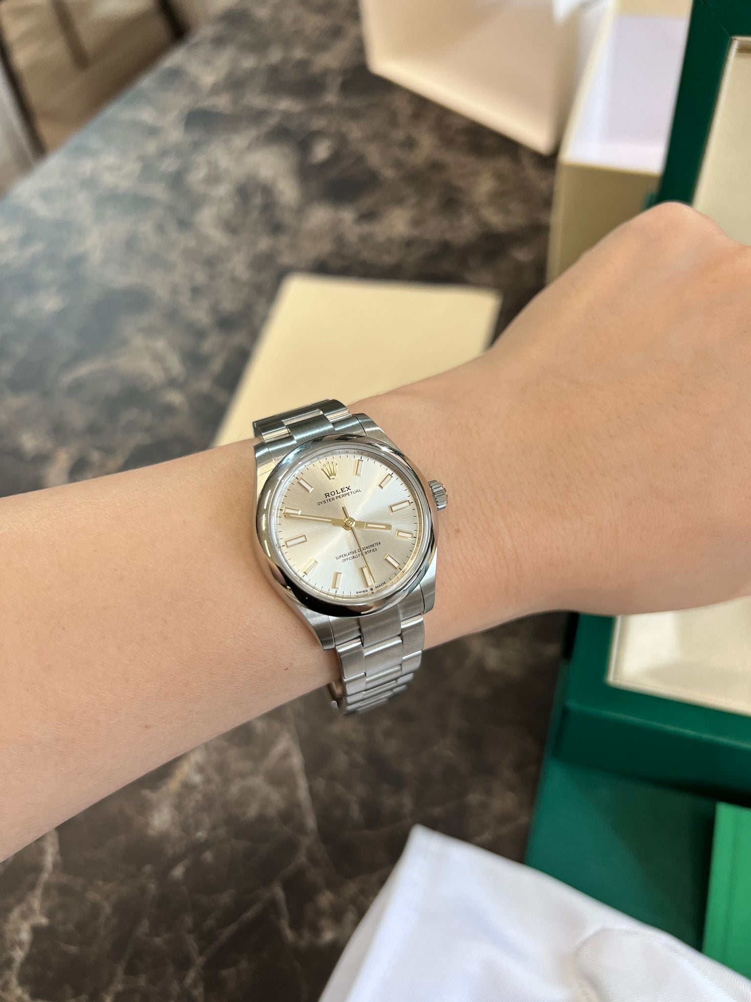 Rolex Oyster Perpetual 31 277200 Silber 2025
