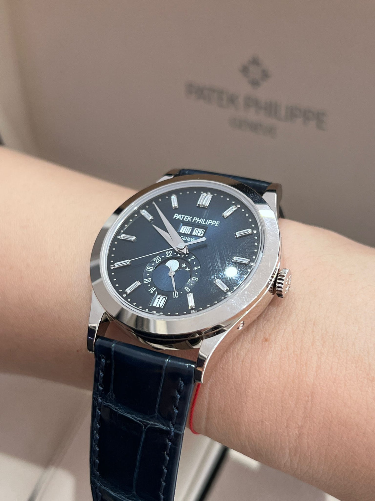 Patek Philippe Annual Calendar 5396G‑017 White‑Gold 38.5 MM Blue Dial 2026