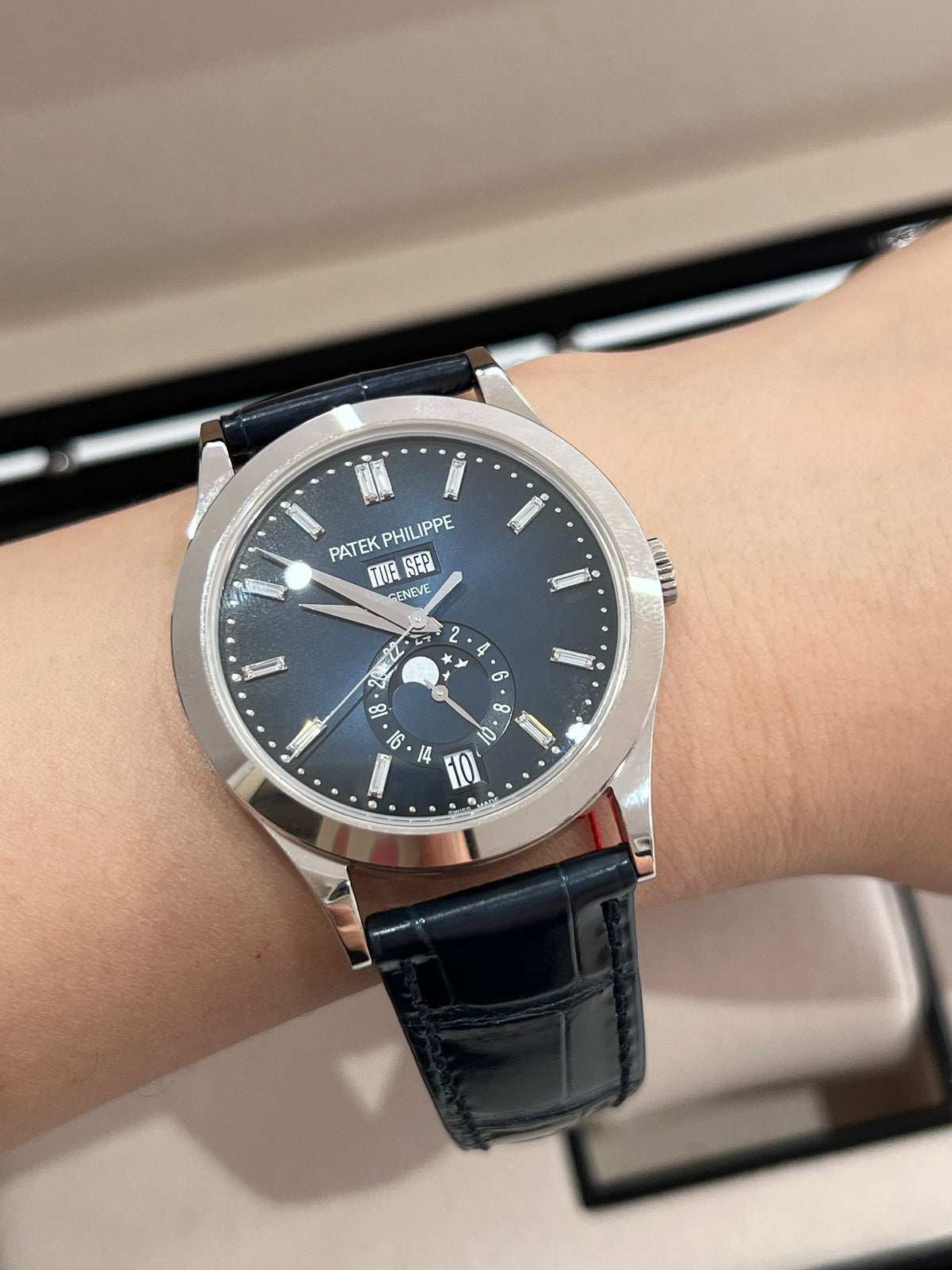 Patek Philippe Annual Calendar 5396G‑017 White‑Gold 38.5 MM Blue Dial 2026
