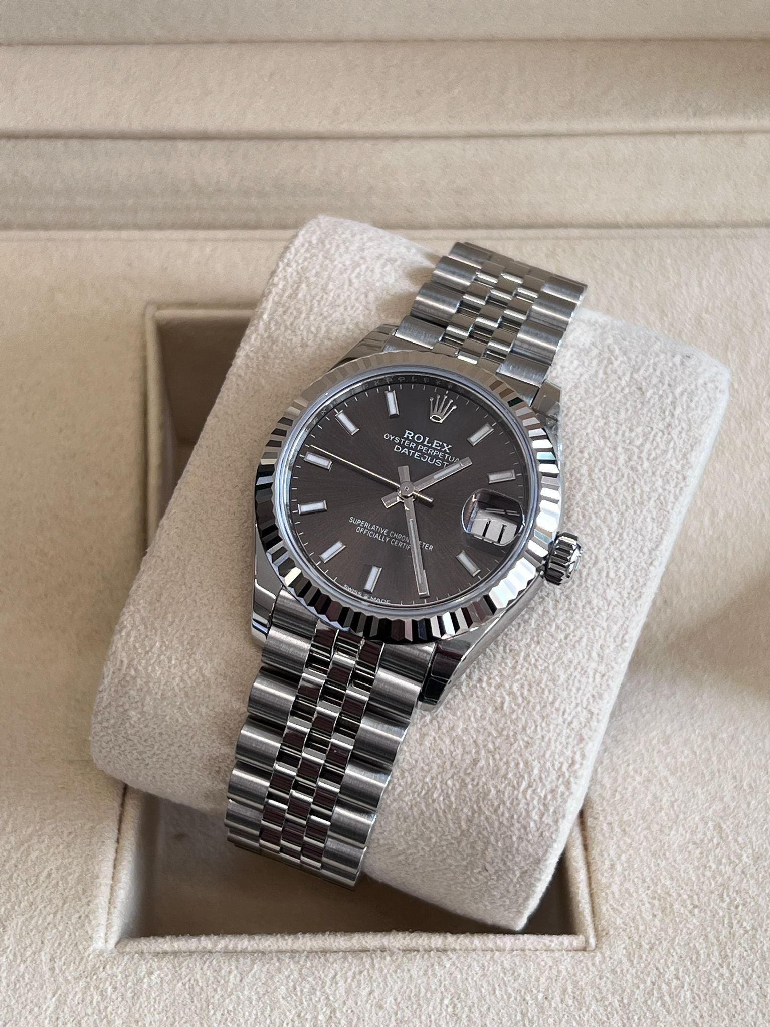 Rolex Datejust 31 278274 Grau Index Jubilee 2025