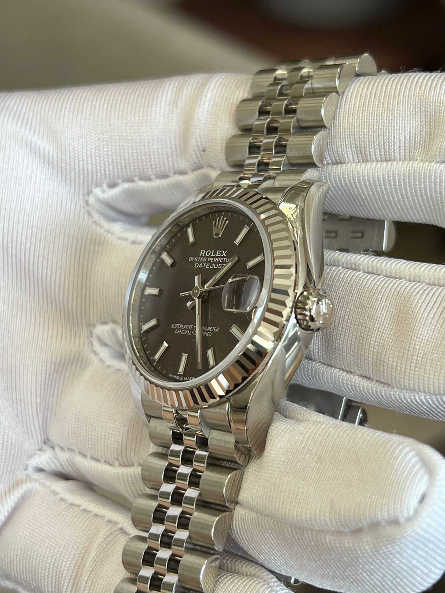 Rolex Datejust 31 278274 Grau Index Jubilee 2025