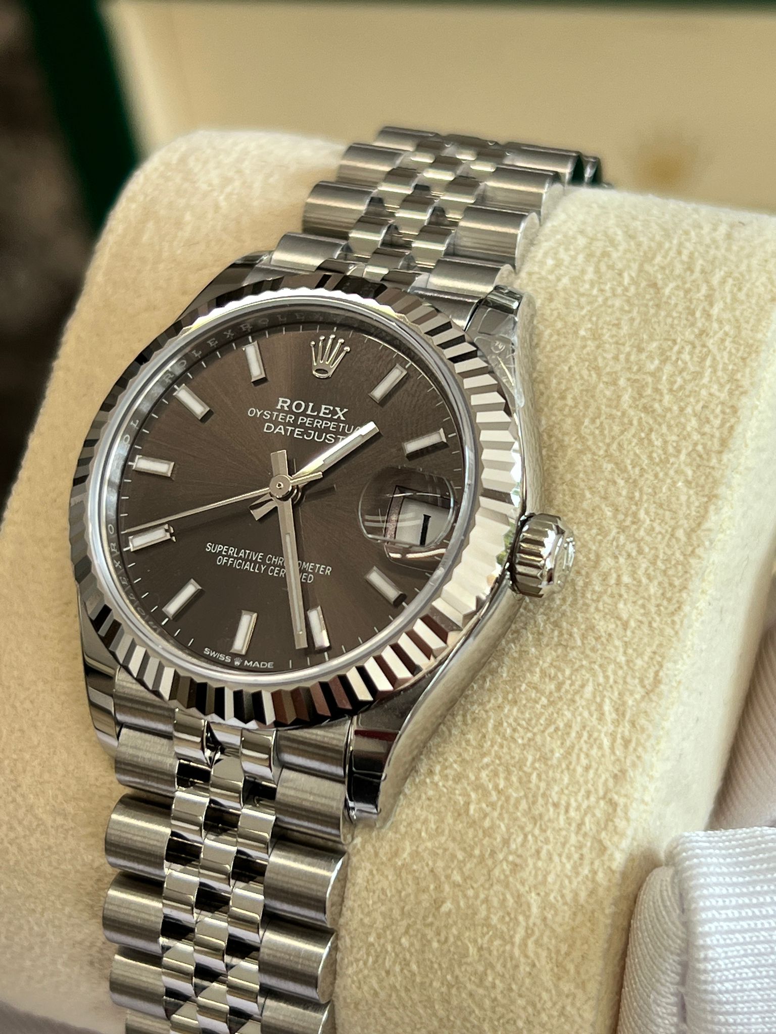 Rolex Datejust 31 278274 Grau Index Jubilee 2025