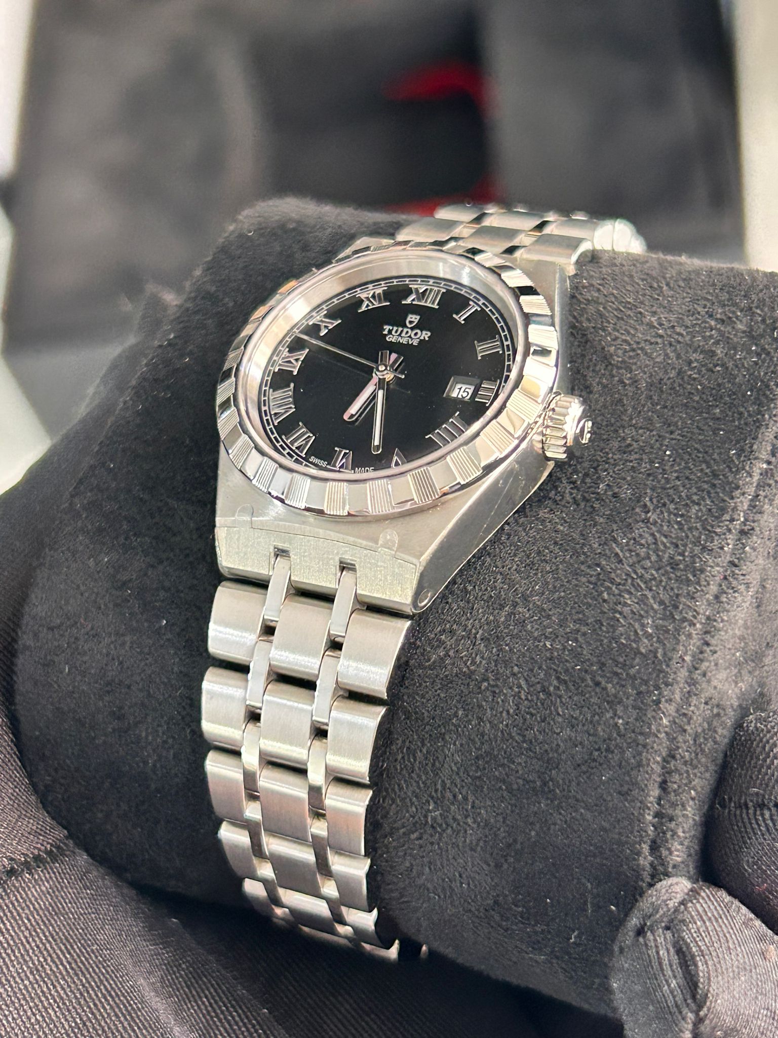 Tudor Royal M28300-0003 BLACK ROMAN