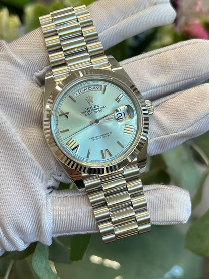 Rolex Day-Date 40  228236 ICE BLUE ROMAN