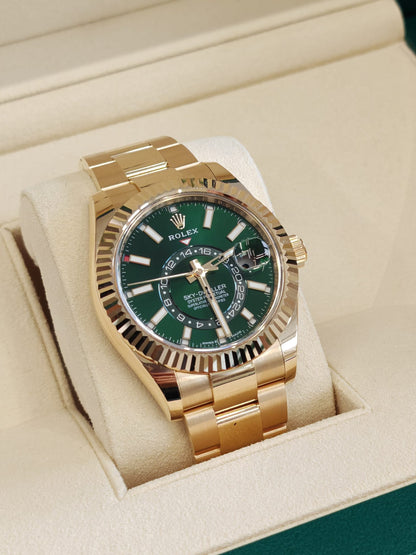 Rolex Sky-dweller336938 GREEN OYS