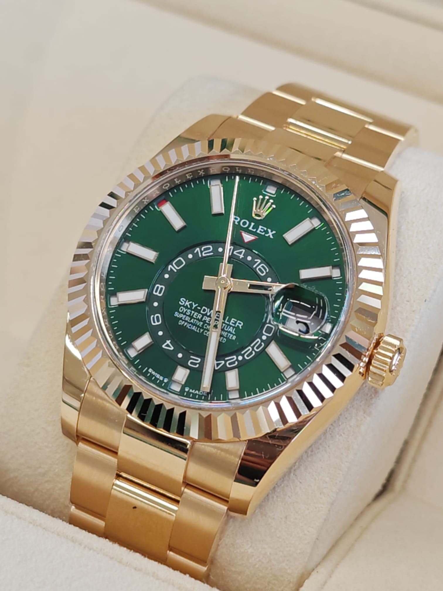 Rolex Sky-dweller336938 GREEN OYS