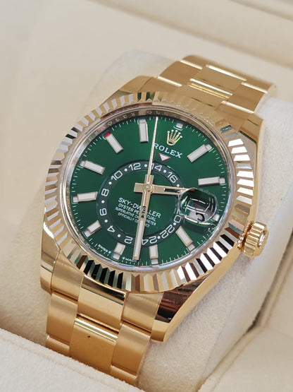Rolex Sky-dweller336938 GREEN OYS