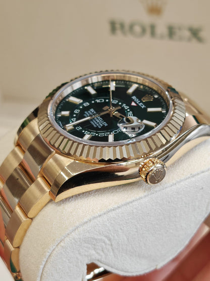 Rolex Sky-dweller336938 GREEN OYS