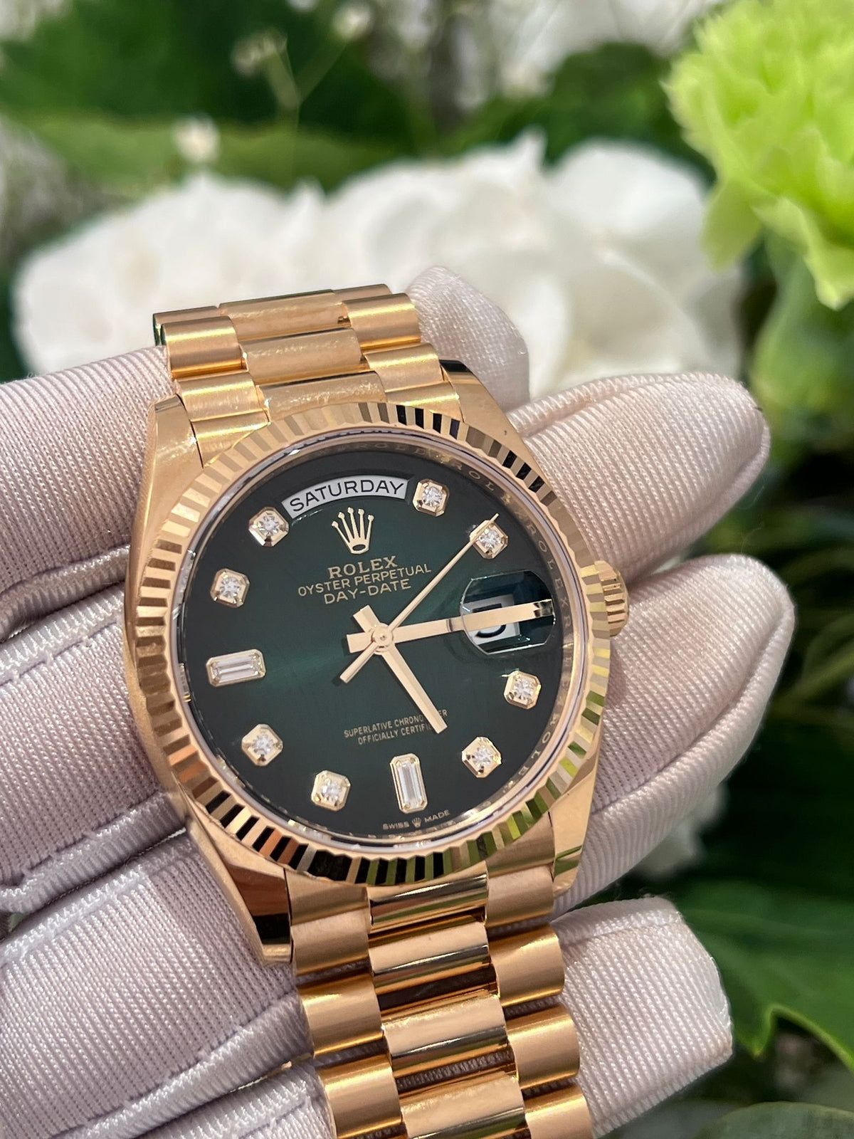 Rolex Day-Date 36 128238G Green Ombre 2026