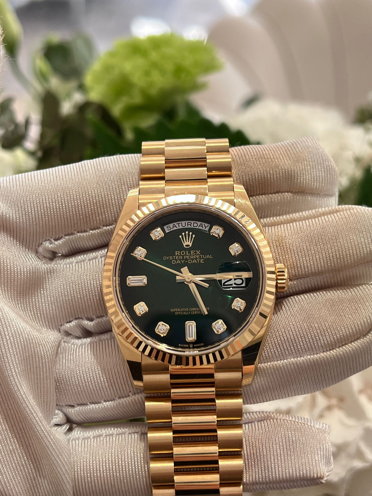 Rolex Day-Date 36 128238G Green Ombre 2026