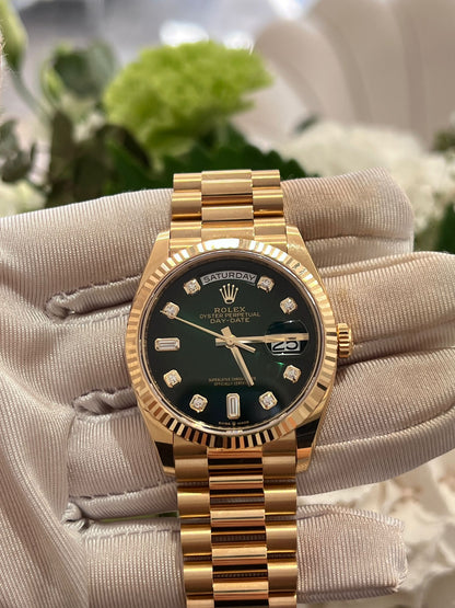Rolex Day-Date 36 128238G Green Ombre 2024