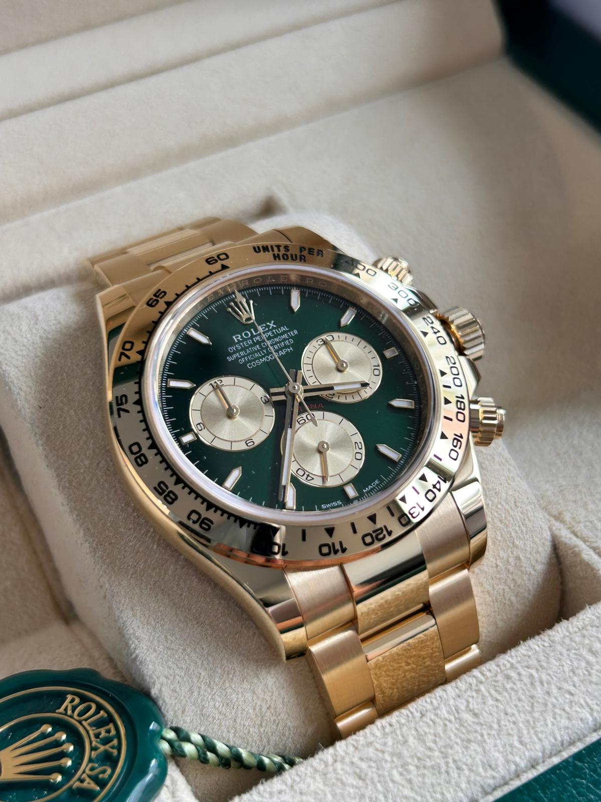 Rolex Cosmograph Daytona 126508 Green and Golden 2025