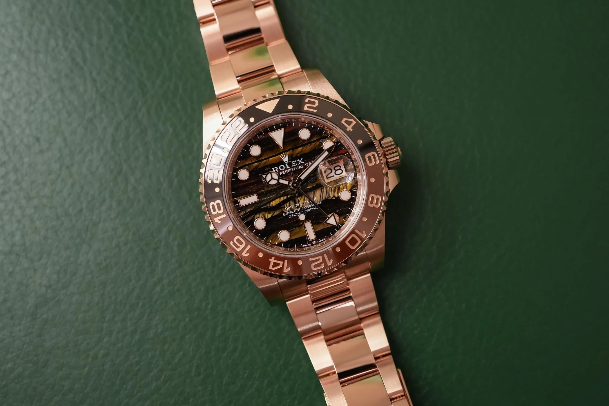 Rolex GMT-Master II 126715CHNR Tiger Iron Oyster