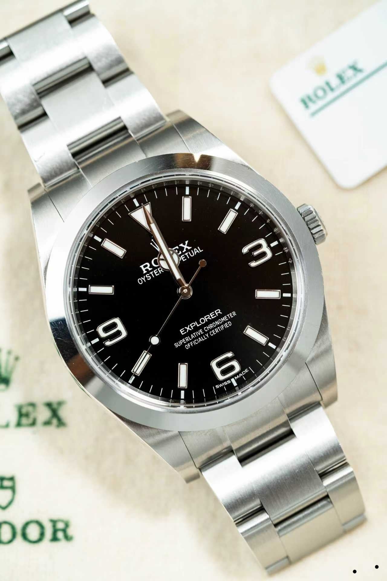 Rolex Explorer 214270 Black 2017 Full Set