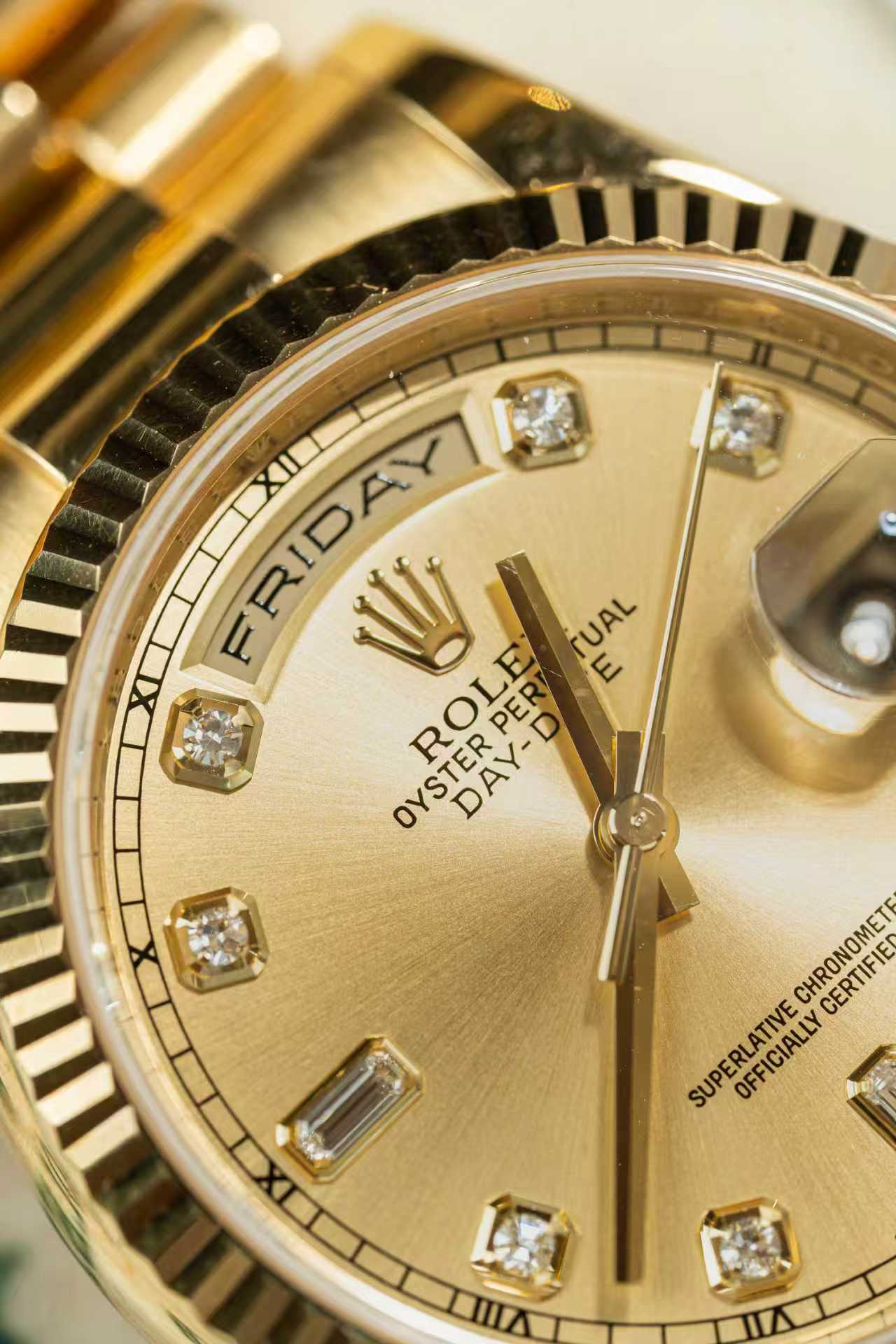ROLEX 118238 champ diamond  jubilee 22links