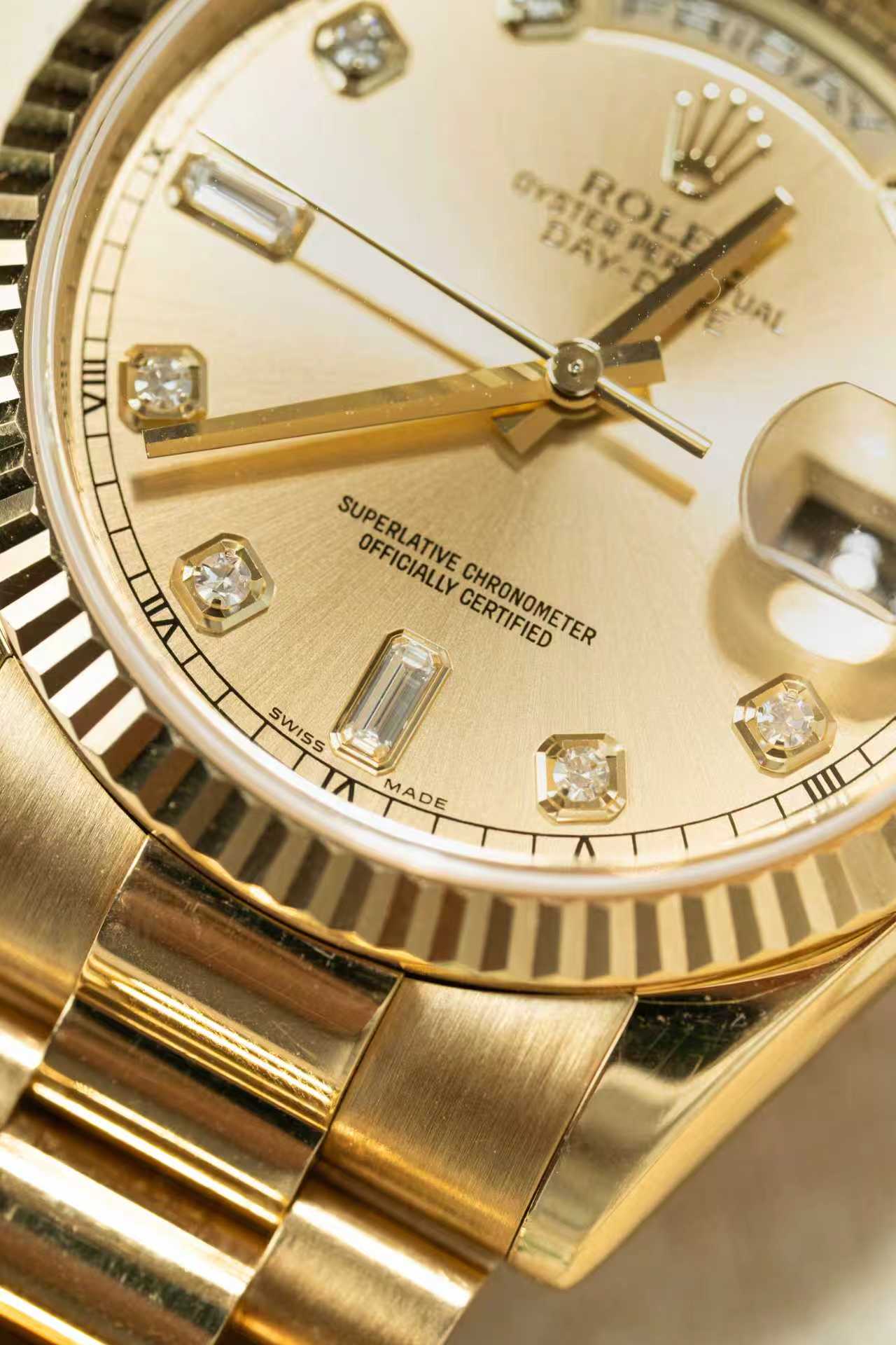ROLEX 118238 champ diamond  jubilee 22links