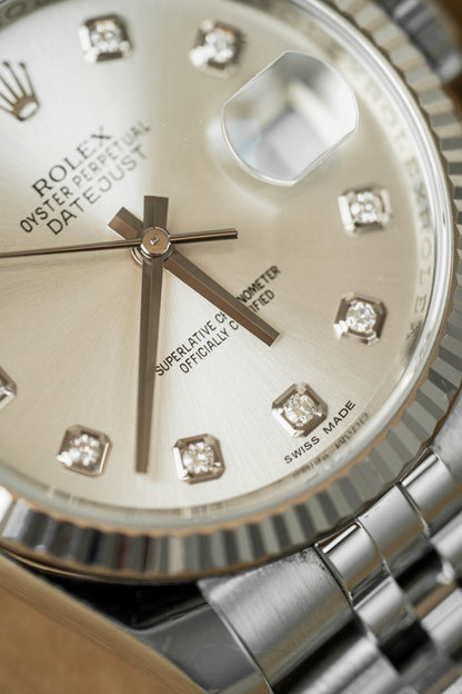 Rolex Datejust 36 116234 Silver Naked