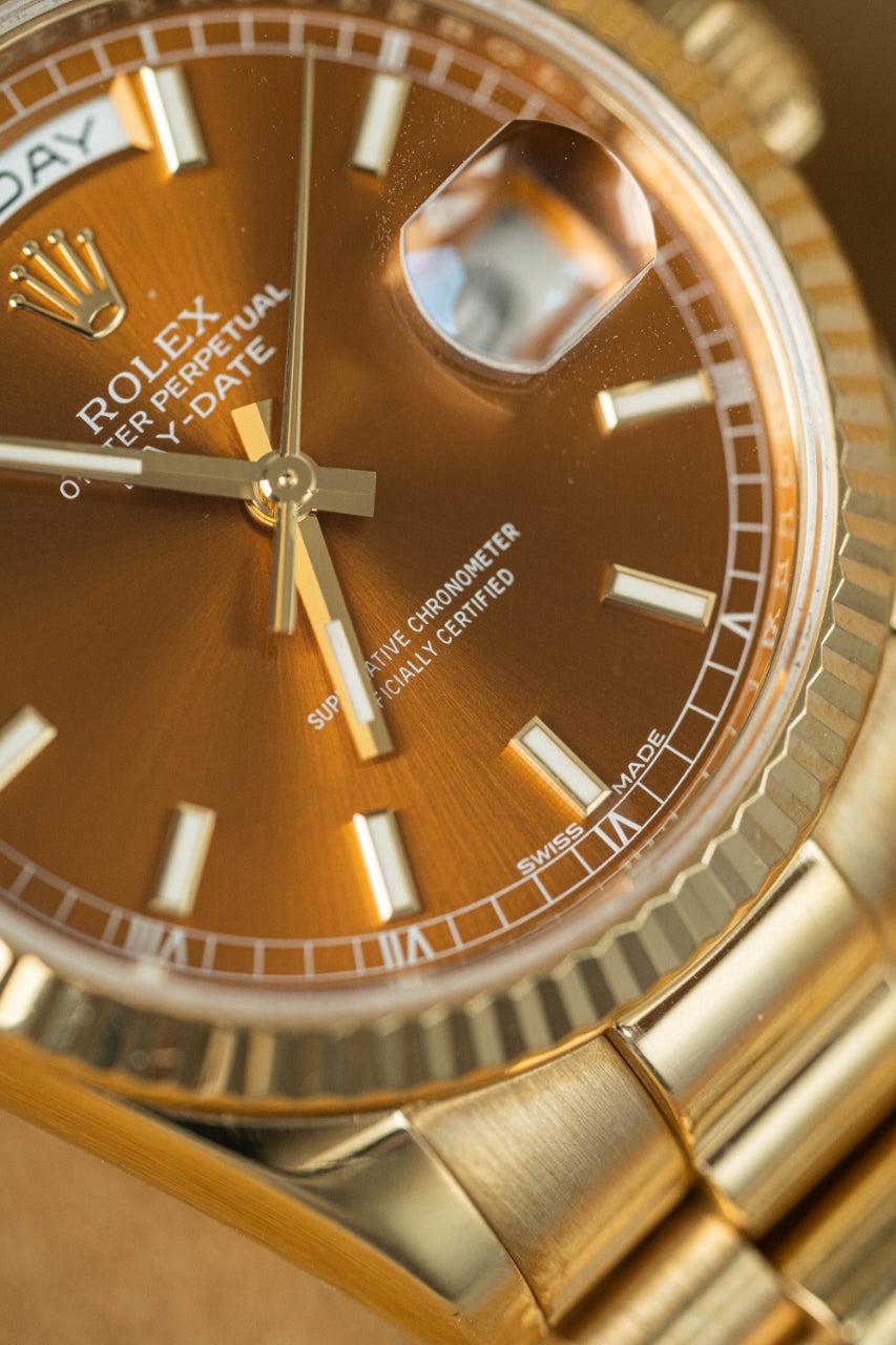 Rolex Day-Date "President" 118238 Yellow Naked
