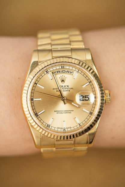 Rolex Day-Date 118238 Gold Naked