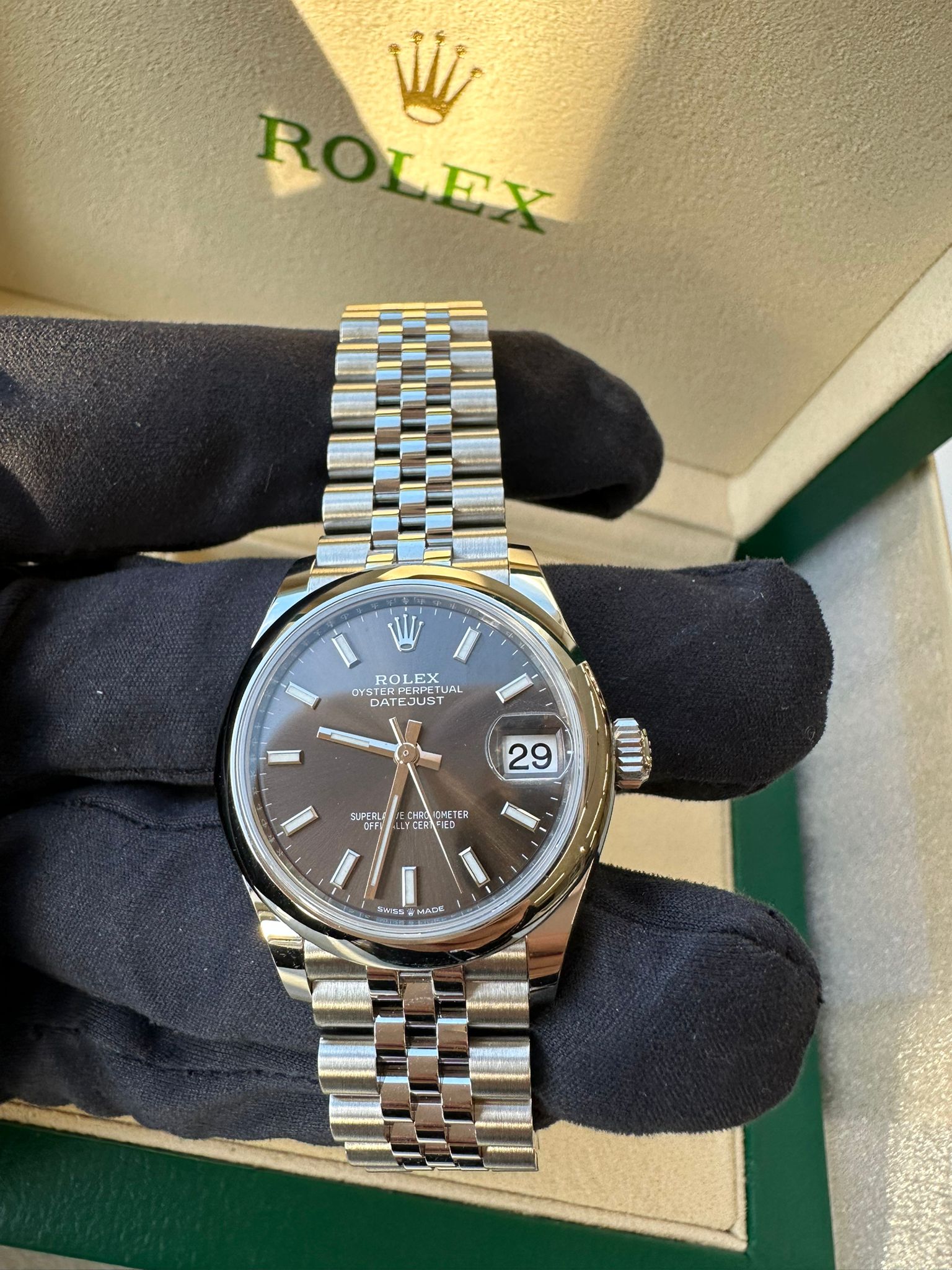 Rolex Datejust 31 278240 Grau Index Jubilee 2025