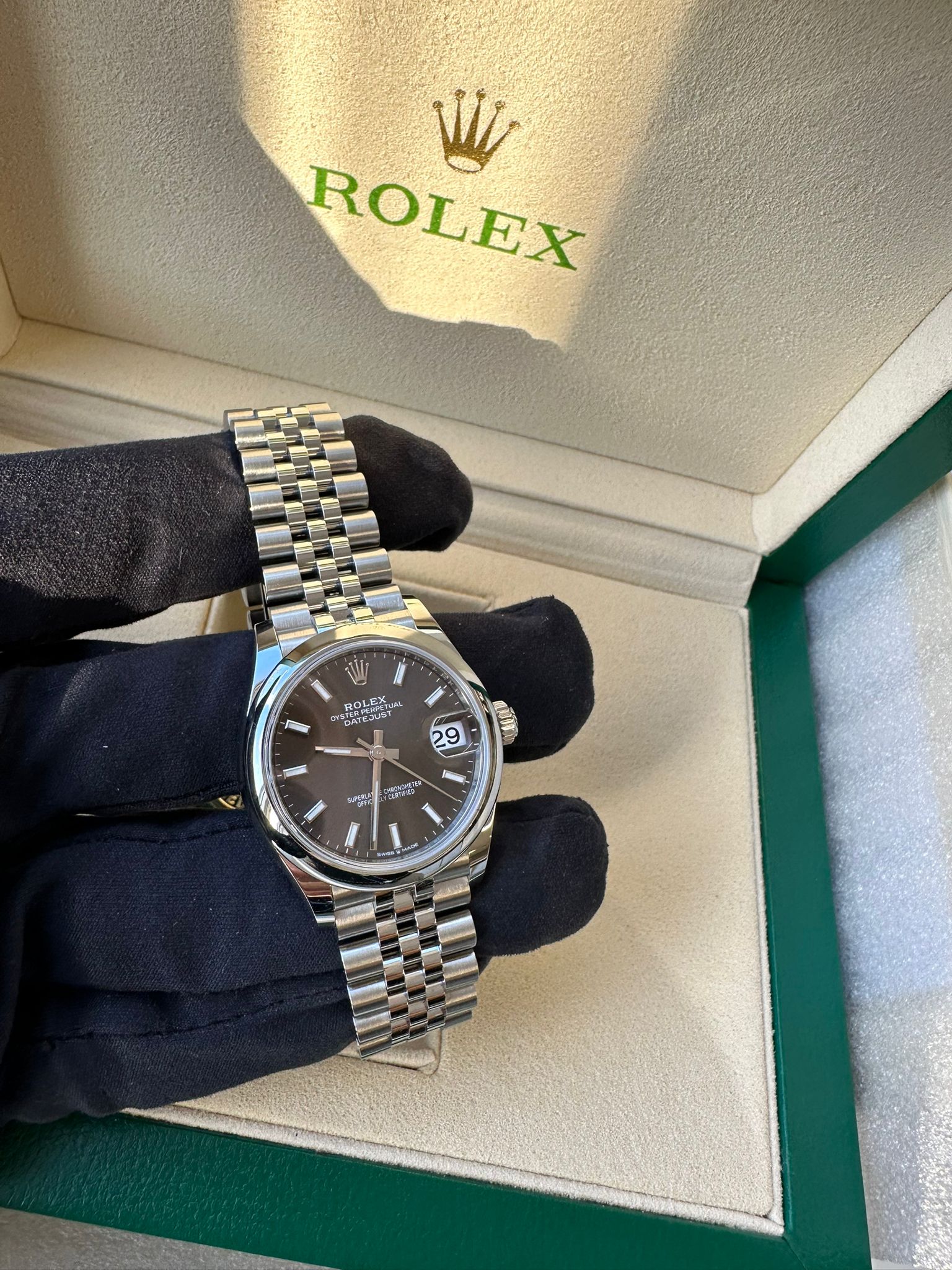 Rolex Datejust 31 278240 Grau Index Jubilee 2025