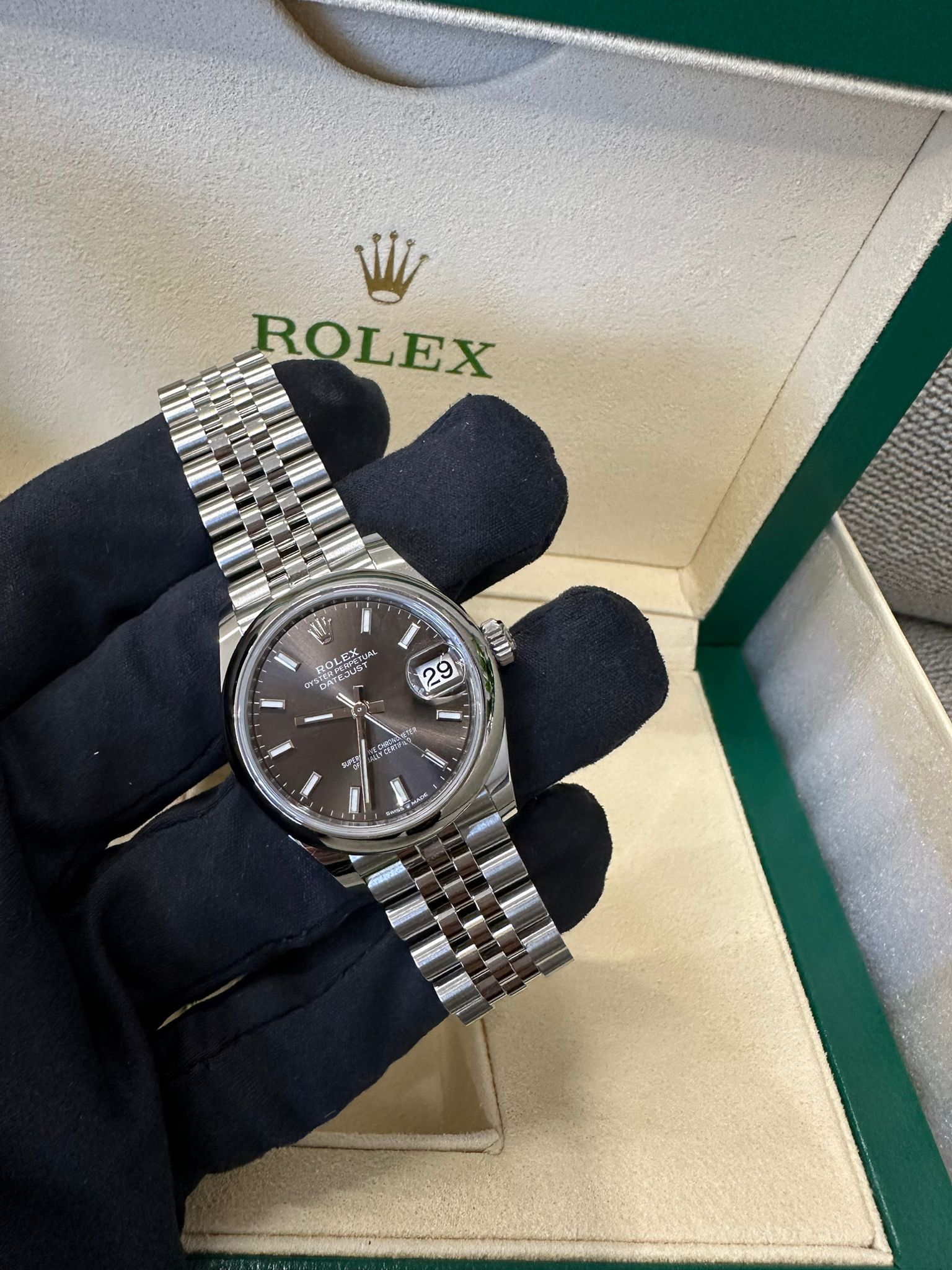 Rolex Datejust 31 278240 Grau Index Jubilee 2025