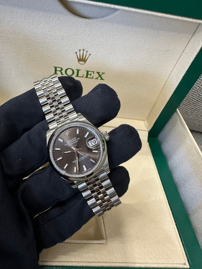 Rolex Datejust 31 278240 Grau Index Jubilee 2025