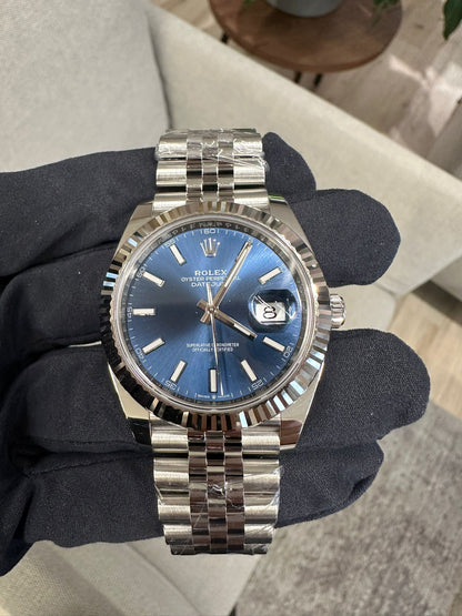 Rolex Datejust 41 126334 BLUE INDEX JUB