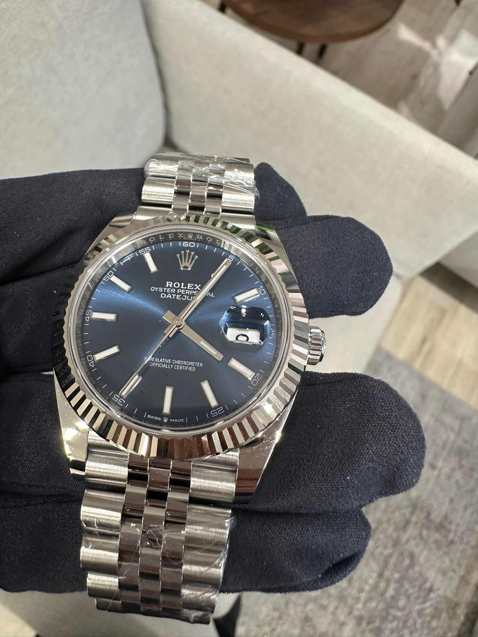 Rolex Datejust 41 126334 BLUE INDEX JUB