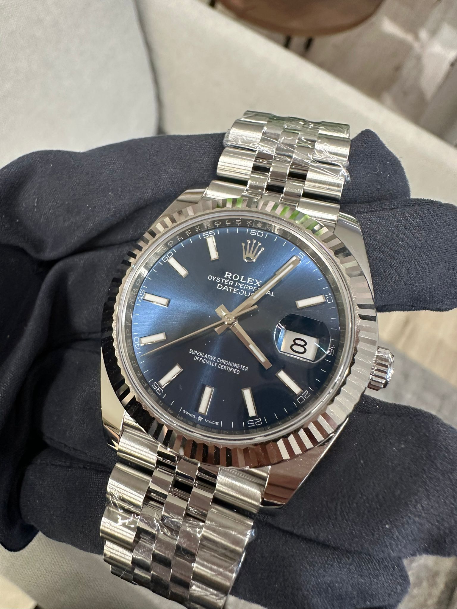 Rolex Datejust 41 126334 BLUE INDEX JUB