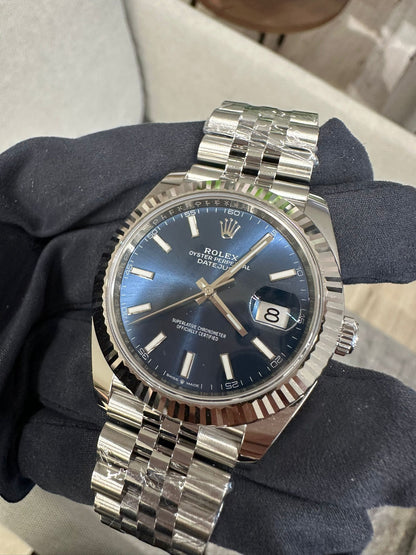 Rolex Datejust 41 126334 BLUE INDEX JUB